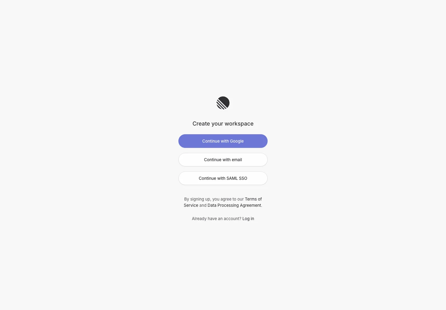 Linear Sign-Up Page
