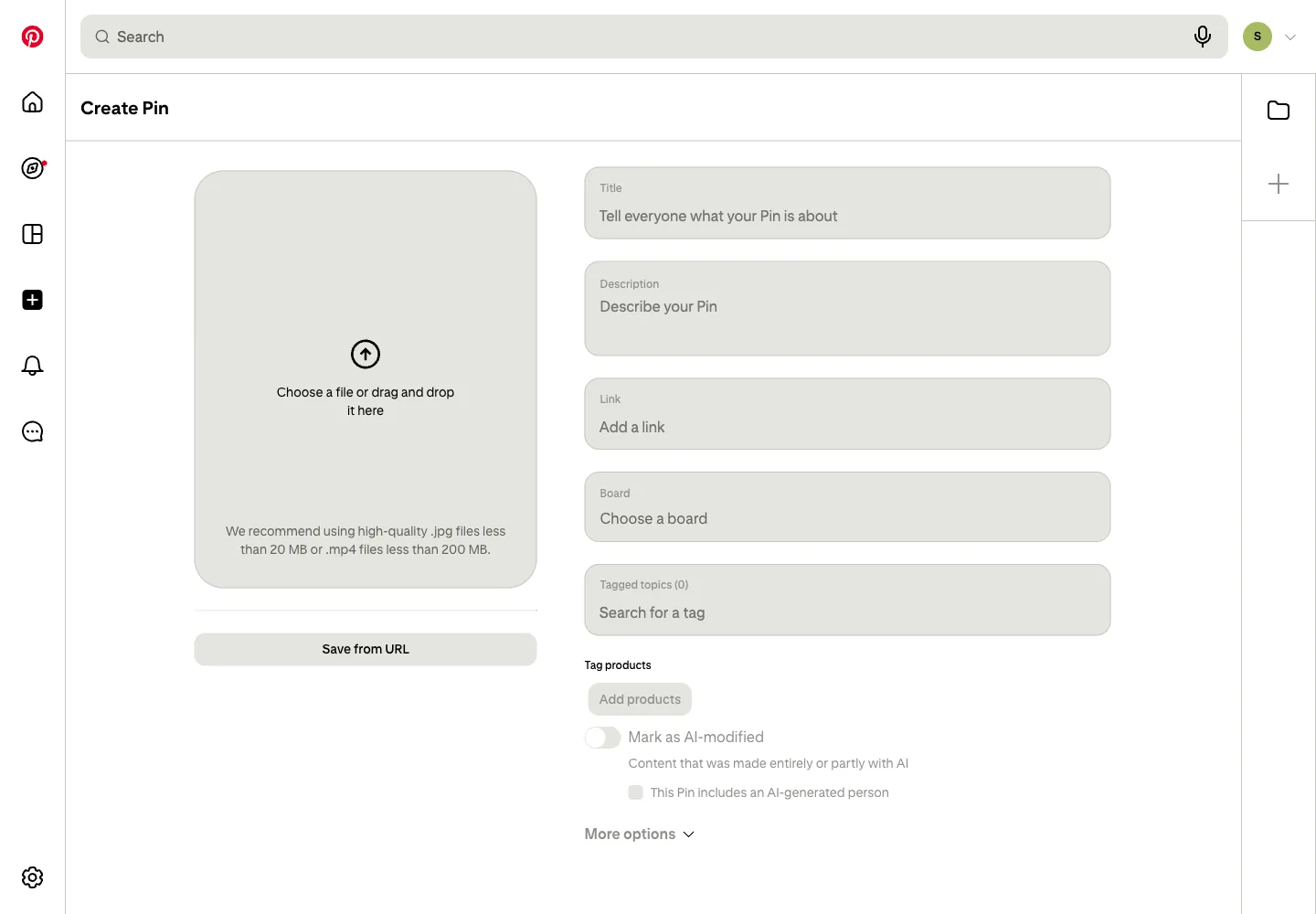 pin creation tool